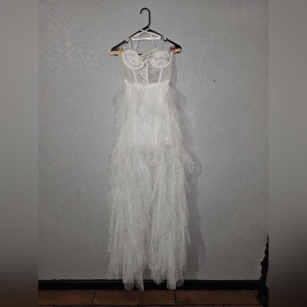 For Love And Lemons Strapless White Dress
